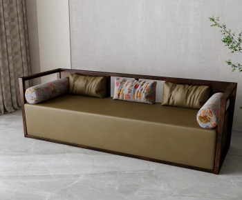 New Chinese Style Three-seat Sofa-ID:849440153