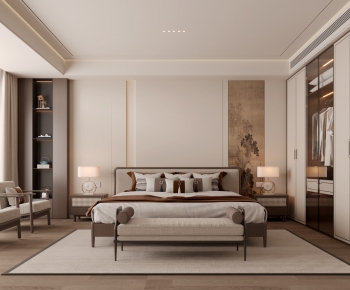 New Chinese Style Bedroom-ID:564120055