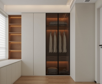 Modern Clothes Storage Area-ID:820646055