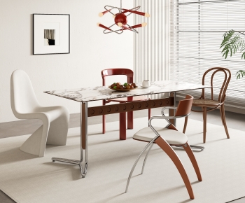 Modern Dining Table And Chairs-ID:268138896