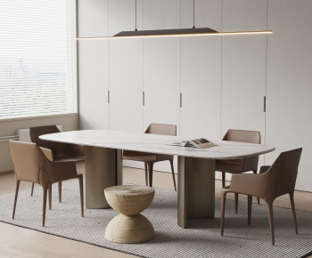 Modern Dining Table And Chairs-ID:918545011