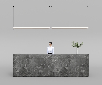 Modern Reception Desk-ID:109510484