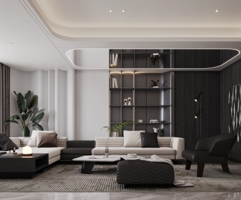 Modern A Living Room-ID:733036992