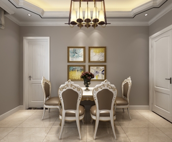 European Style Dining Room-ID:734294892