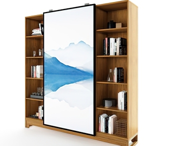 New Chinese Style Bookcase-ID:591793063