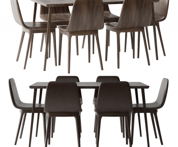 Modern Dining Table And Chairs-ID:666517029