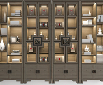 New Chinese Style Bookcase-ID:860791928