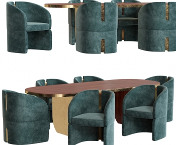 Modern Dining Table And Chairs-ID:588135003