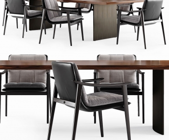 Modern Dining Table And Chairs-ID:437912942