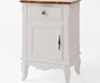 French Style Bedside Cupboard-ID:709673883