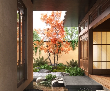 New Chinese Style Courtyard/landscape-ID:832339051