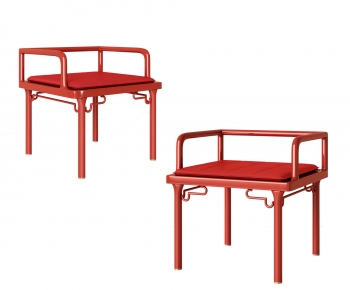 New Chinese Style Single Chair-ID:344475988