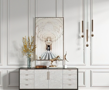 Modern Entrance Cabinet-ID:458020937