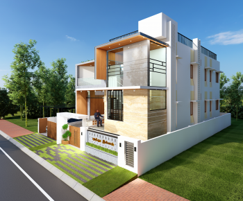 Modern Detached Villa-ID:443454986