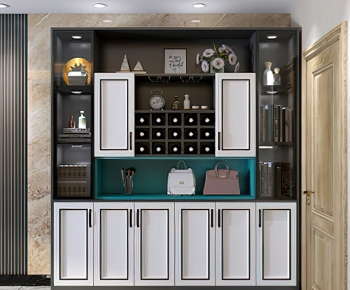 Modern Entrance Cabinet-ID:379937893