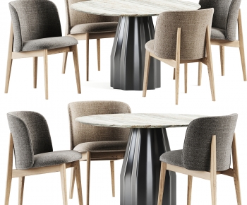 Modern Dining Table And Chairs-ID:591766122