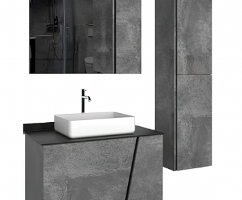 Modern Bathroom Cabinet-ID:185179768