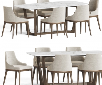 Modern Dining Table And Chairs-ID:726634981