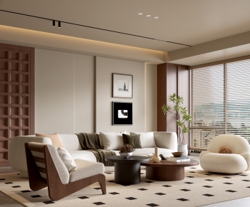 Modern A Living Room-ID:678085096