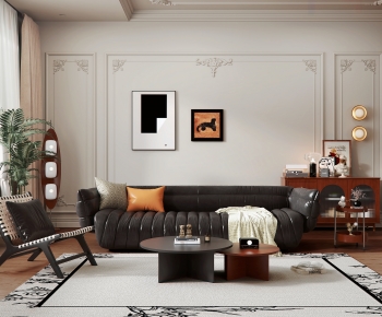 French Style A Living Room-ID:460870033