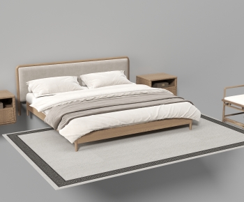 New Chinese Style Double Bed-ID:398777017