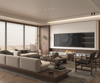 Modern A Living Room-ID:275608062