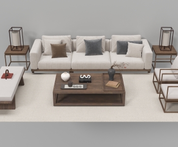 New Chinese Style Sofa Combination-ID:950186019