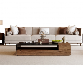 New Chinese Style Sofa Combination-ID:960930111