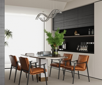 Modern Dining Room-ID:663729917