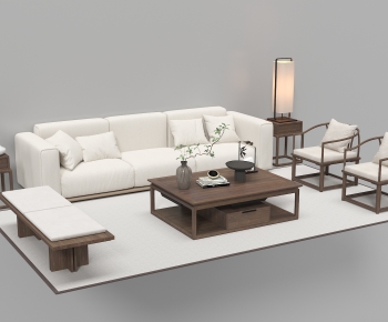 New Chinese Style Sofa Combination-ID:691941026