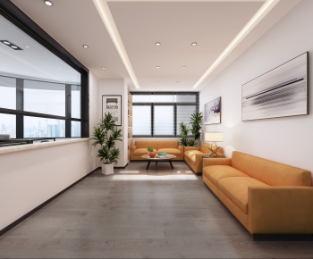 Modern Office Living Room-ID:533555032