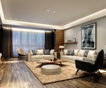 Modern A Living Room-ID:592823983