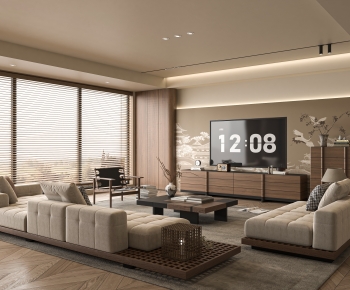 Modern A Living Room-ID:725320101