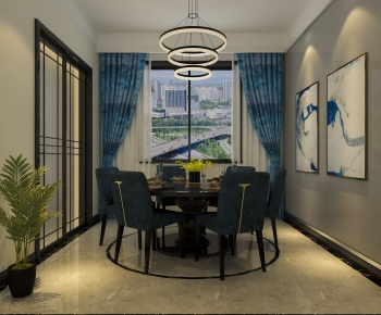 New Chinese Style Dining Room-ID:115905057