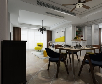 Modern Dining Room-ID:804740911