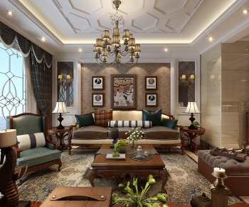 European Style A Living Room-ID:900338893