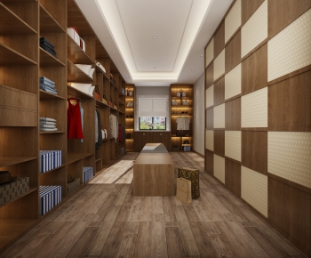 Modern Clothes Storage Area-ID:564460823