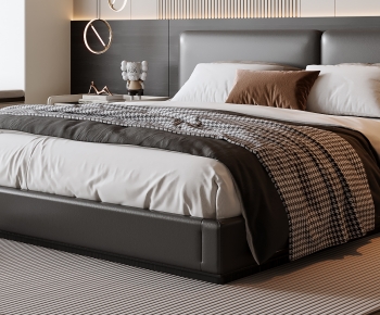 Modern Double Bed-ID:576983938