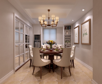 European Style Dining Room-ID:259454011