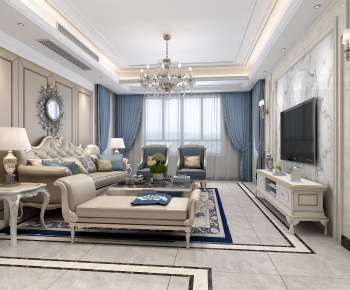 European Style A Living Room-ID:107440914