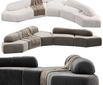 Modern Curved Sofa-ID:440130008