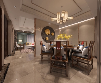 New Chinese Style Dining Room-ID:405133015