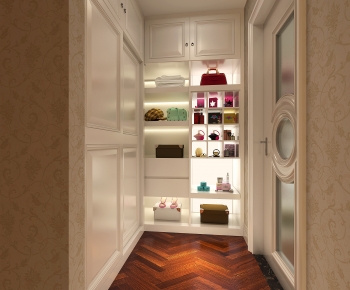 European Style Clothes Storage Area-ID:423337948