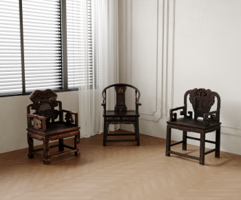 Chinese Style Single Chair-ID:684146888