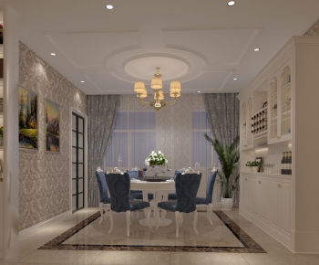 European Style Dining Room-ID:535619387