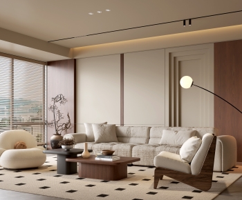 Modern A Living Room-ID:402333971