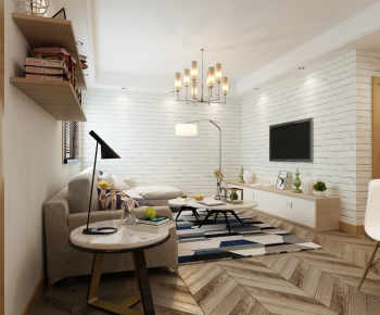 Nordic Style A Living Room-ID:623318917