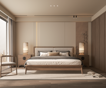 New Chinese Style Bedroom-ID:835354091