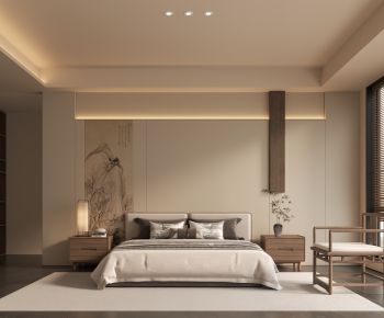 New Chinese Style Bedroom-ID:645585063