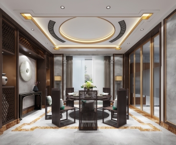 New Chinese Style Dining Room-ID:327203041